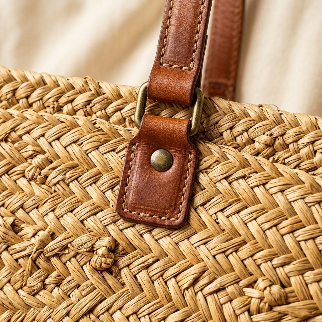 Capri Woven Straw Tote