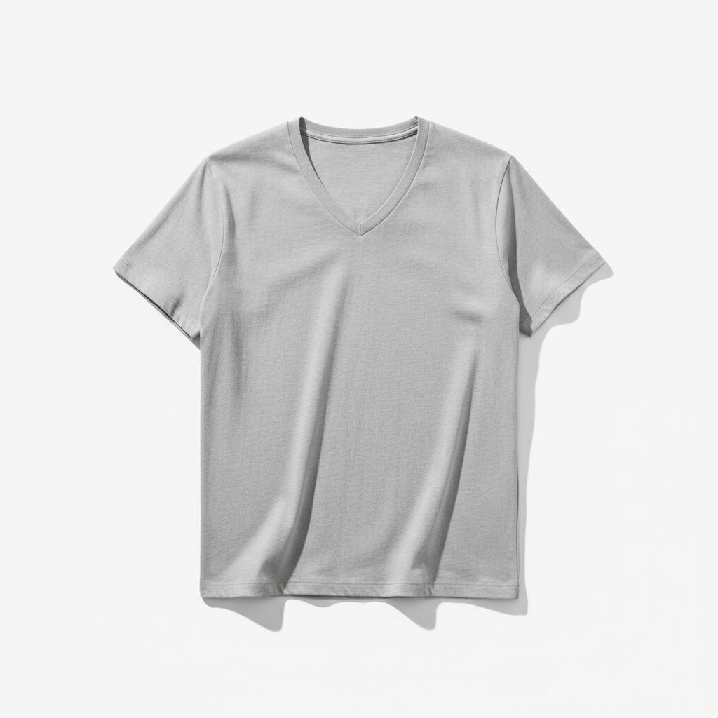 Basic Cotton V-Neck Tee