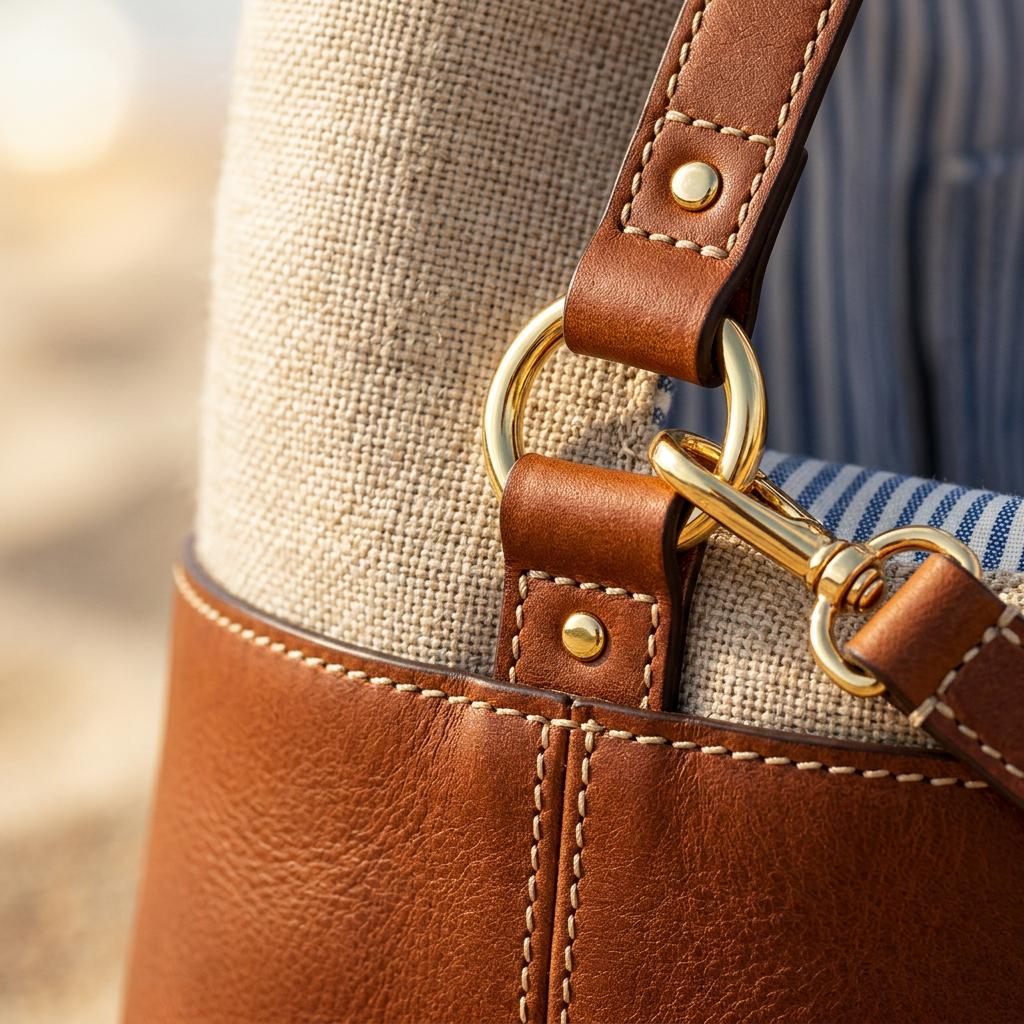 Santorini Luxe Beach Bag